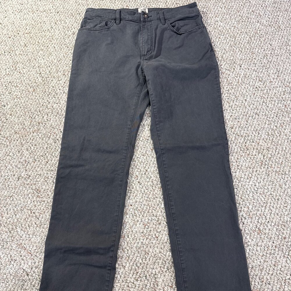 Huckberry Flint And Tinder HB Straight 365 5 Pocket Pant Stretch 32x32 Charcoal